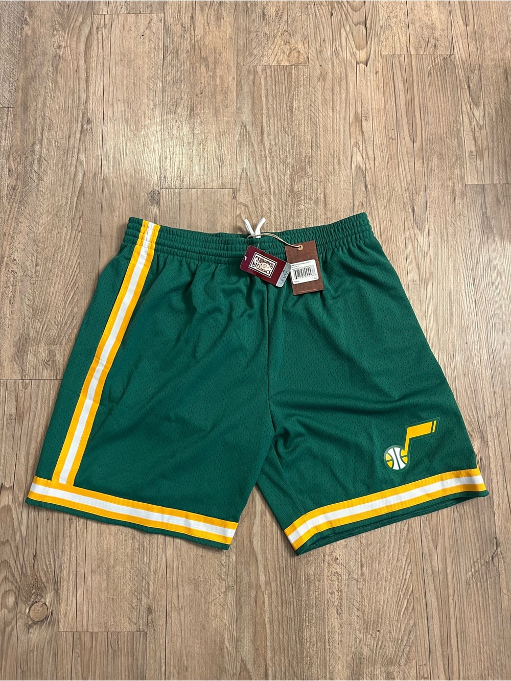 NWT Mitchell & Ness Utah Jazz NBA Road Swingman Shorts 78-79 Size 2XL